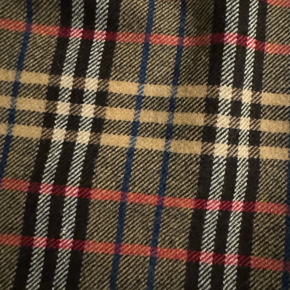 Evan Picone Wrap Plaid Maxi Skirt Sz 10 Wool Blend - Picture 7 of 12